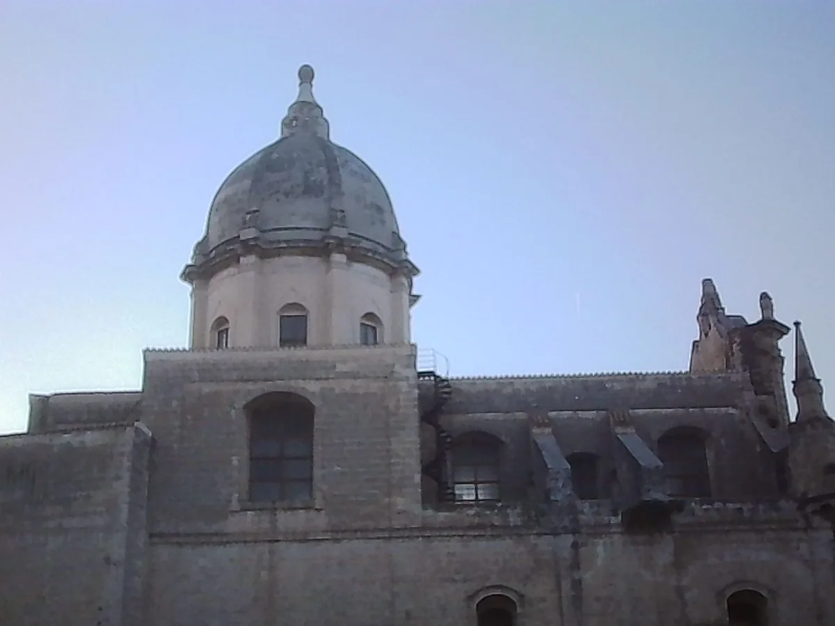 A church dome, as shot